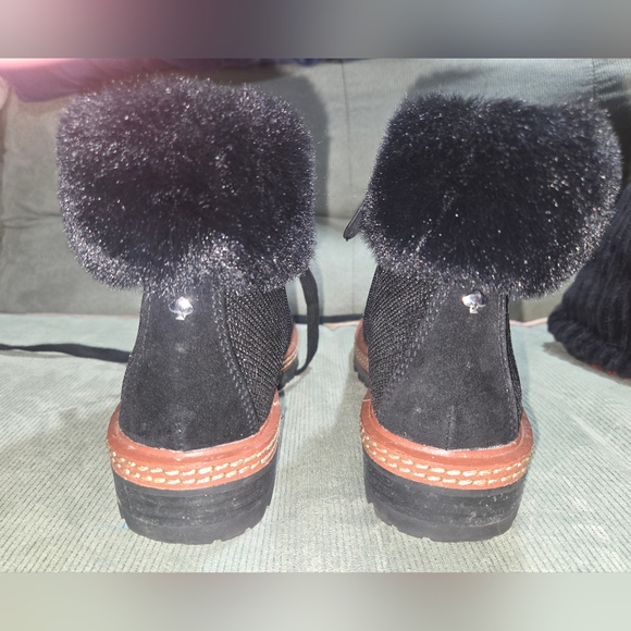 Kate Spade Sparkly Fur size 5 booties - Picture 9 of 11